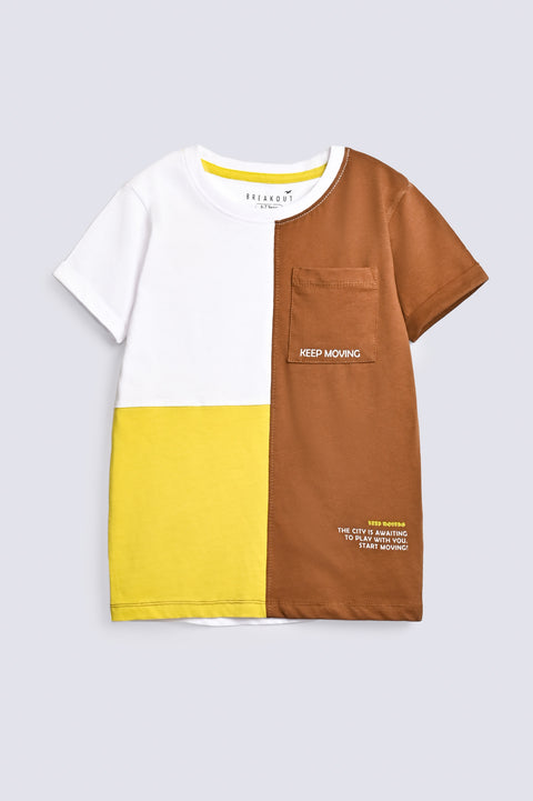 BOYS COLOR BLOCK TEE
