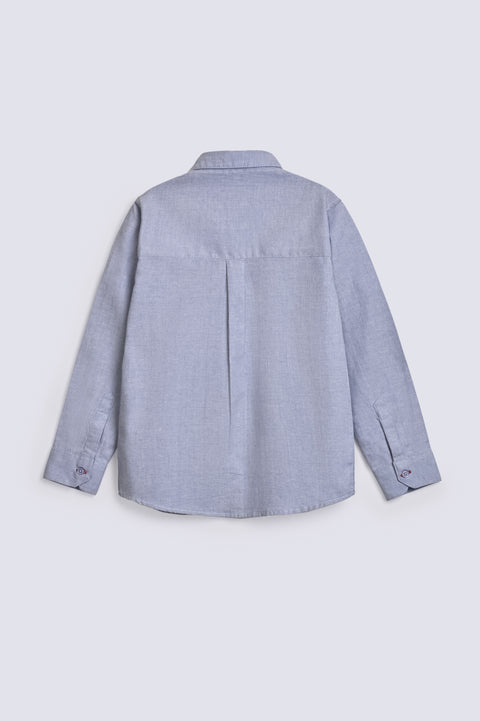 BOYS PLACKET DETAIL SHIRT