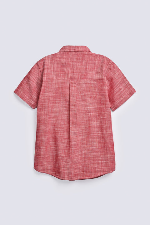 BOYS DOUBLE PATCH POCKET SHIRT