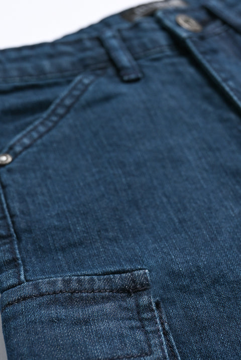BOYS CARGO DENIM SHORTS