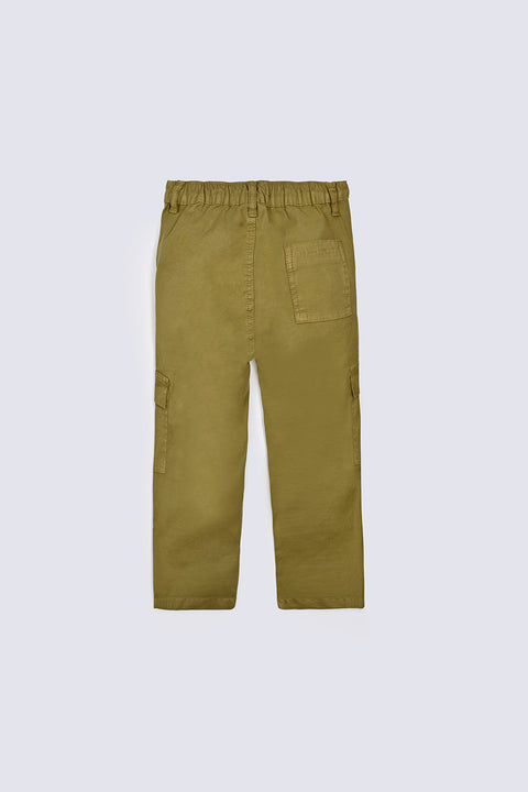 BOYS CARGO TWILL TROUSERS