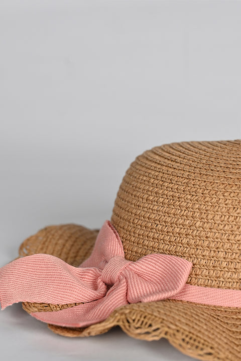 GIRLS BUCKET HAT WITH BOW