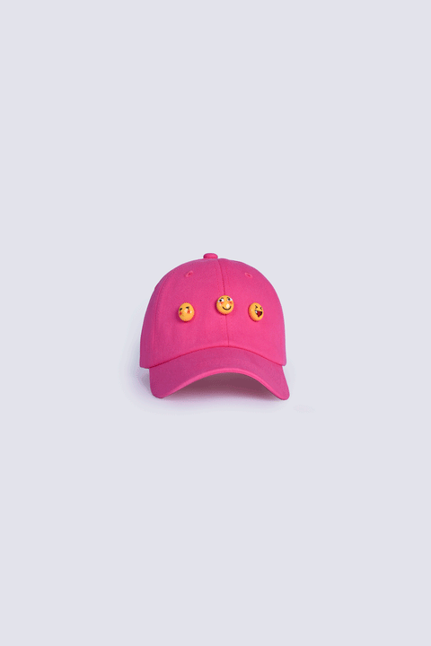 GIRLS SMILEY FACE CAP