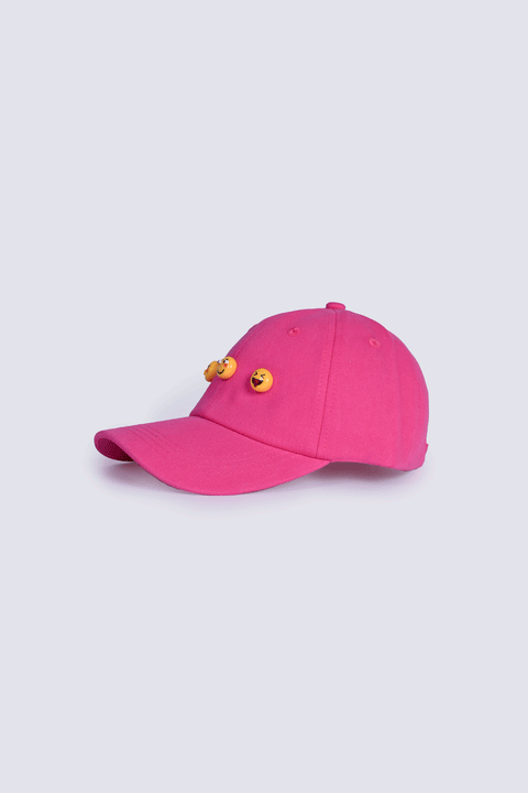 GIRLS SMILEY FACE CAP