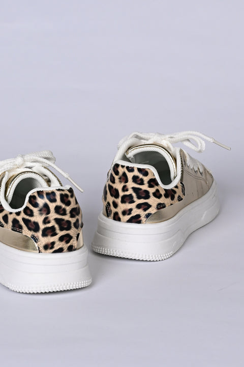 GIRLS METALLIC SNEAKERS