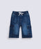 BOYS BERMUDA CARGO DENIM SHORTS