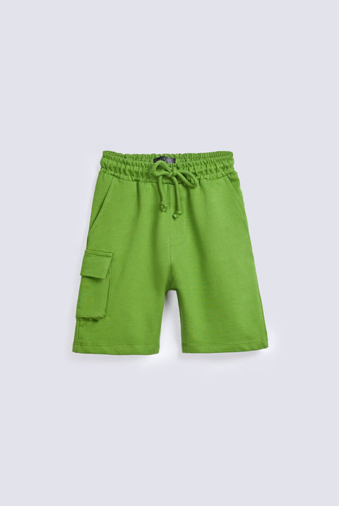 BOYS KNIT CARGO SHORTS