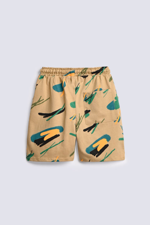 BOYS PRINTED KNIT SHORTS