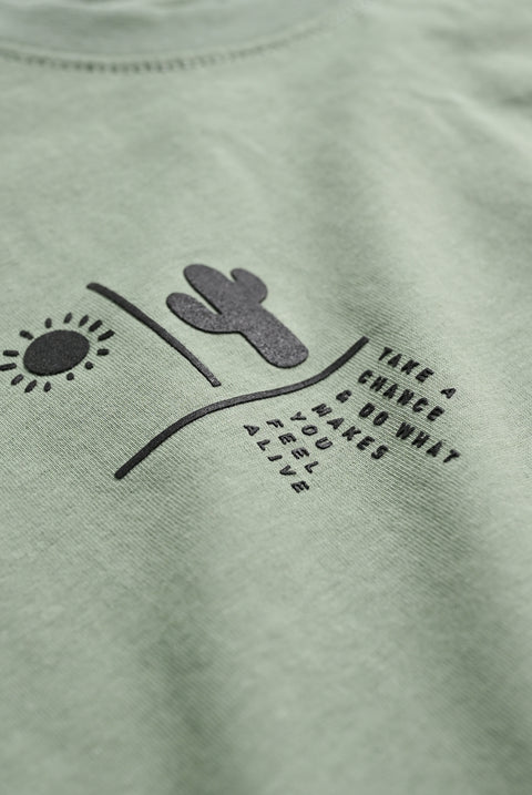 BOYS DROP SHOULDER PRINTED TEE