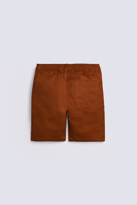 BOYS PLEATED TWILL SHORTS