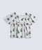 GIRLS TEXTURED PRINTED KNIT TOP