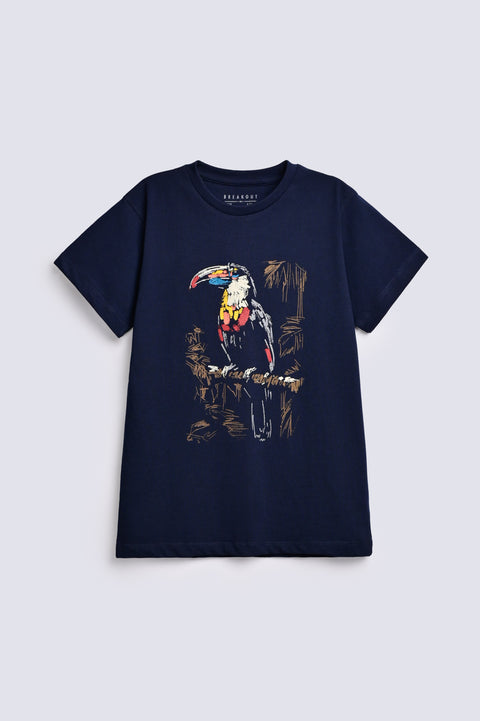 BOYS BIRD PRINTED TEE