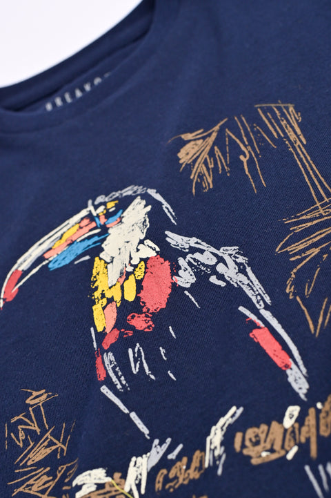 BOYS BIRD PRINTED TEE