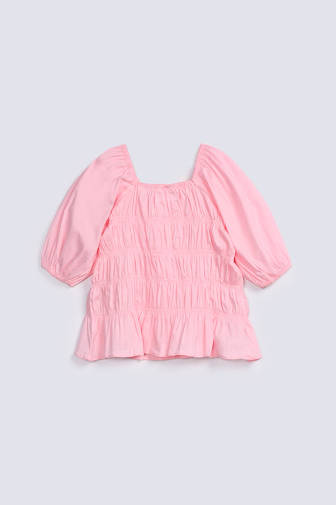 GIRLS SMOCKED TOP