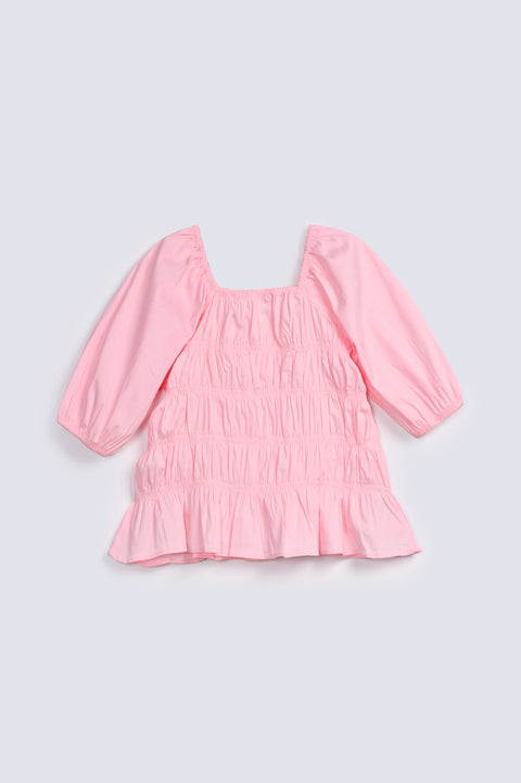 GIRLS SMOCKED TOP
