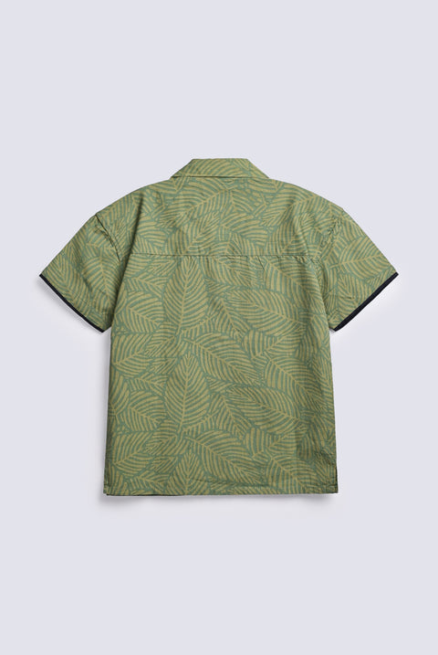BOYS DROP SHOULDER PRINTED SHIRT