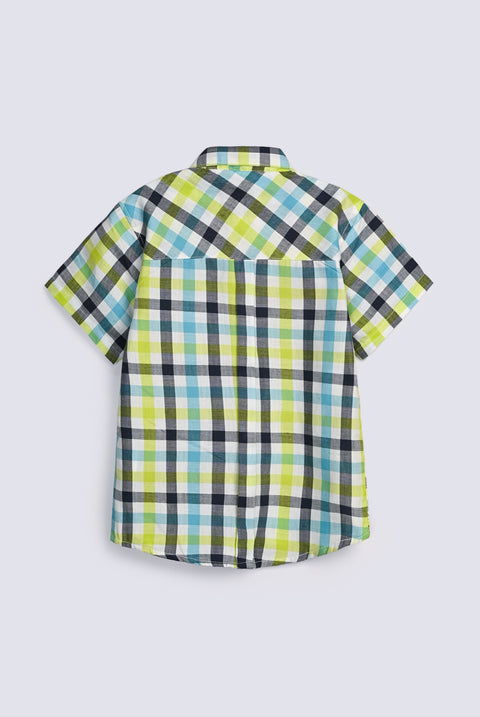 BOYS CHECKERED SHIRT