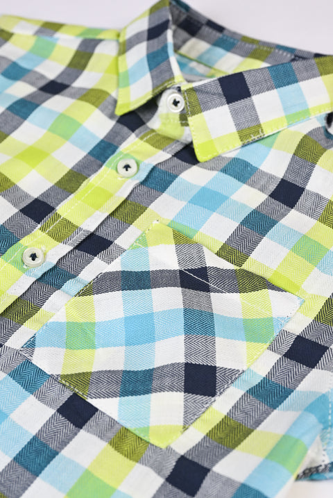 BOYS CHECKERED SHIRT