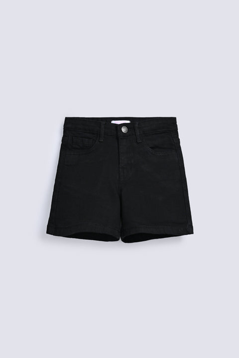 GIRLS BASIC DENIM SHORTS
