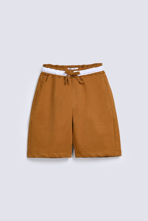 BOYS CONTRAST DETAIL SHORTS
