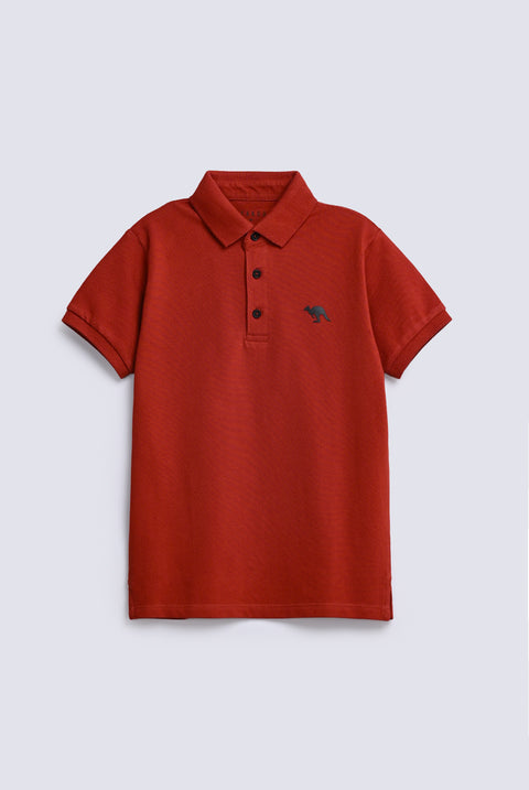 BOYS HIGH DENSITY PRINT POLO