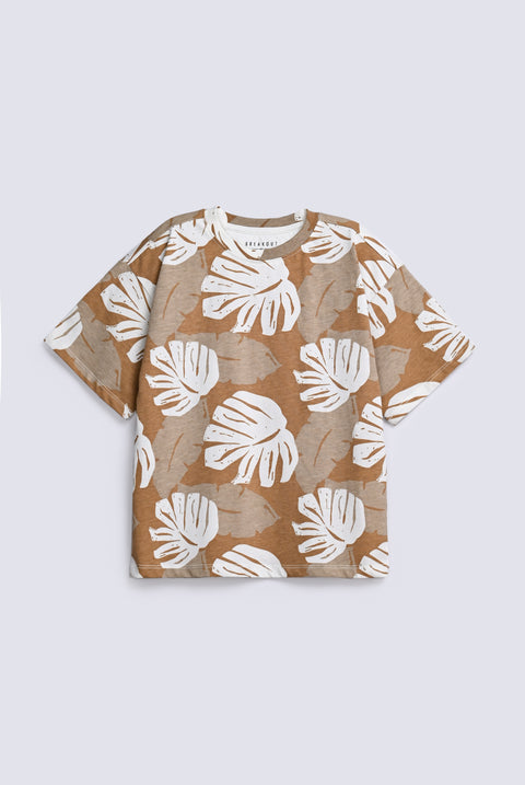 BOYS BOXY FIT PRINTED TEE