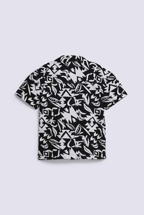 BOYS DROP SHOULDER PRINTED SHIRT
