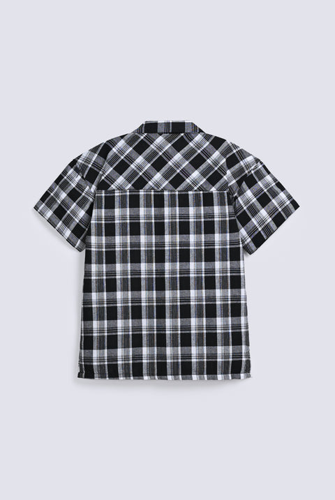 BOYS DROP SHOULDER CHECKERED SHIRT