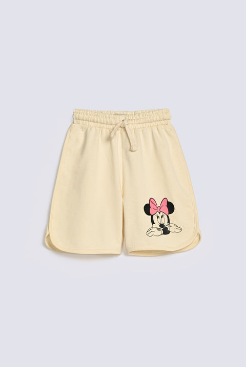GIRLS MINNIE PRINT SHORTS