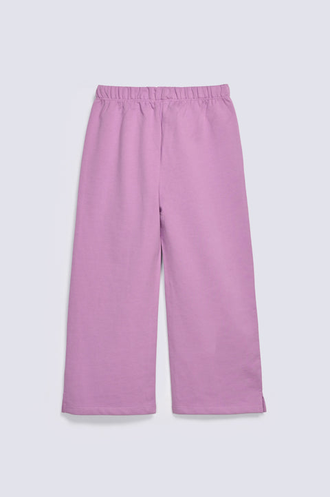 GIRLS LOOSE FIT TROUSER WITH SIDE SLIT