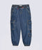 BOYS CARGO DENIM JOGGER TROUSER