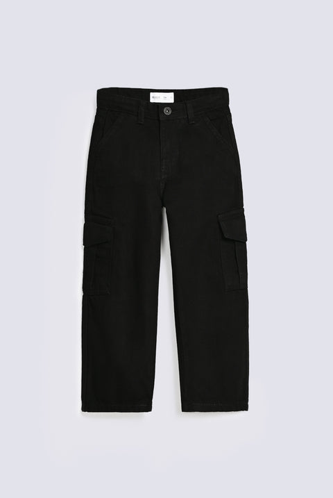 BOYS LOOSE FIT CARGO DENIM