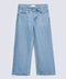 GIRLS WIDE LEG DENIM BELT DETAIL