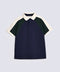 BOYS CONTRAST PANEL POLO