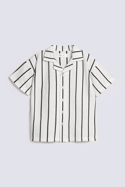 BOYS RESORT COLLAR TEXTURED POLO