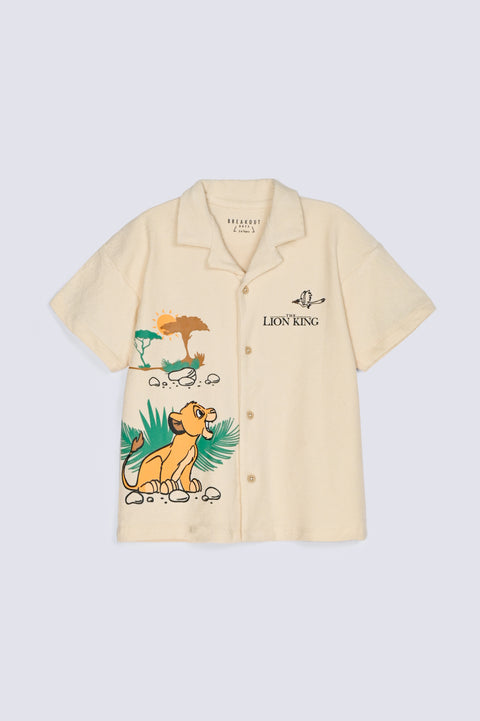 BOYS LION KING RESORT COLLAR SHIRT