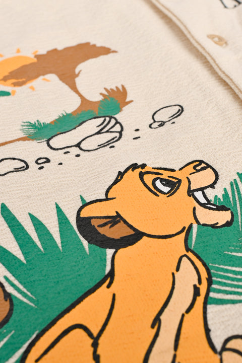 BOYS LION KING RESORT COLLAR SHIRT