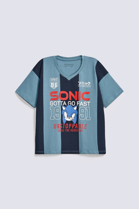 BOYS SONIC PRINT TEE