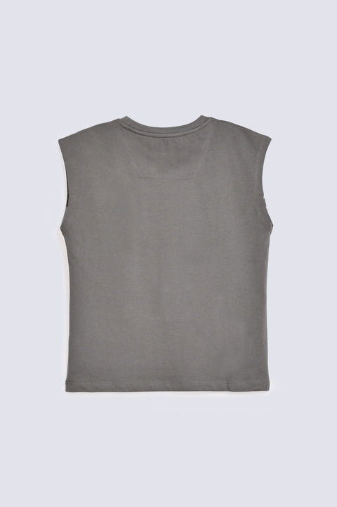 BOYS DROP SHOULDER CHICAGO BULLS TANK TOP