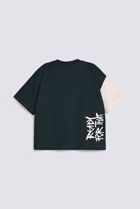 BOYS COLOR BLOCK BOXY TEE