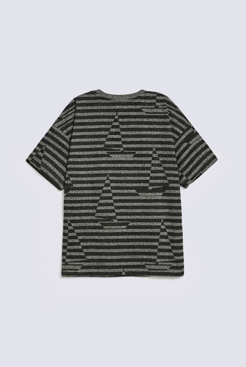 BOYS STRIPED DROP SHOULDER TEE