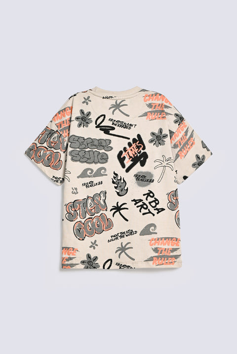 BOYS GRAFFITI PRINT TEE