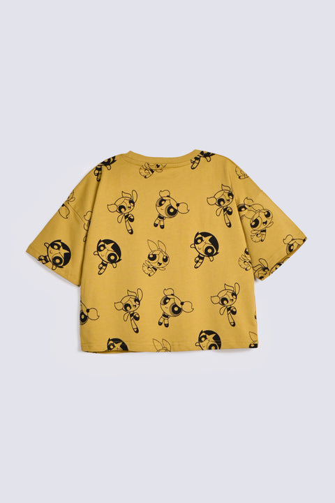 GIRLS POWER PUFF PRINTED TEE