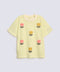 GIRLS DROP SHOULDER FLORAL PRINTED T-SHIRT