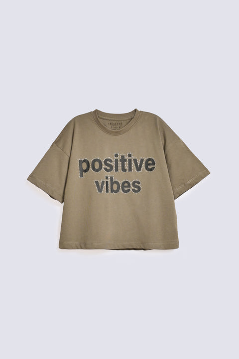 GIRLS DIAMANTES PRINTED T-SHIRT