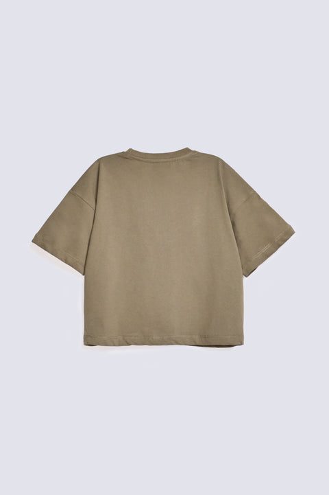 GIRLS DIAMANTES PRINTED T-SHIRT