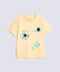 GIRLS FLORAL APPLIQUE T-SHIRT