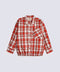 BOYS ELASTIC HEM CHECKERED SHIRT