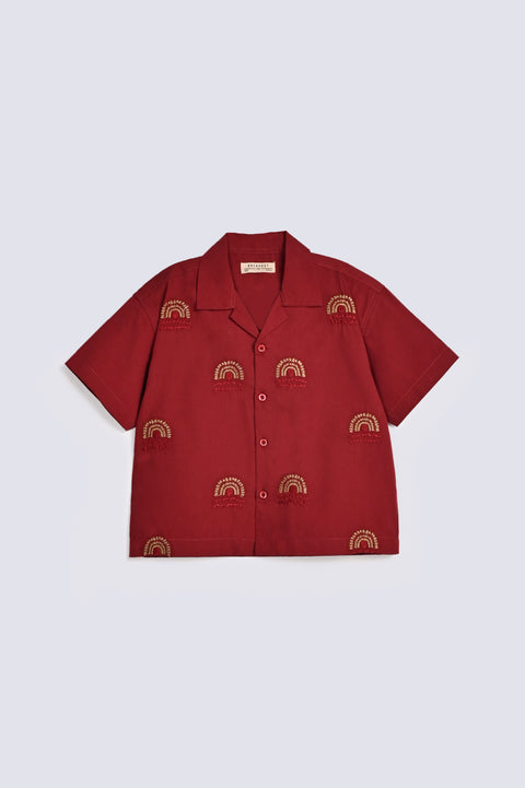 BOYS EMBROIDERED BOXY FIT SHIRT