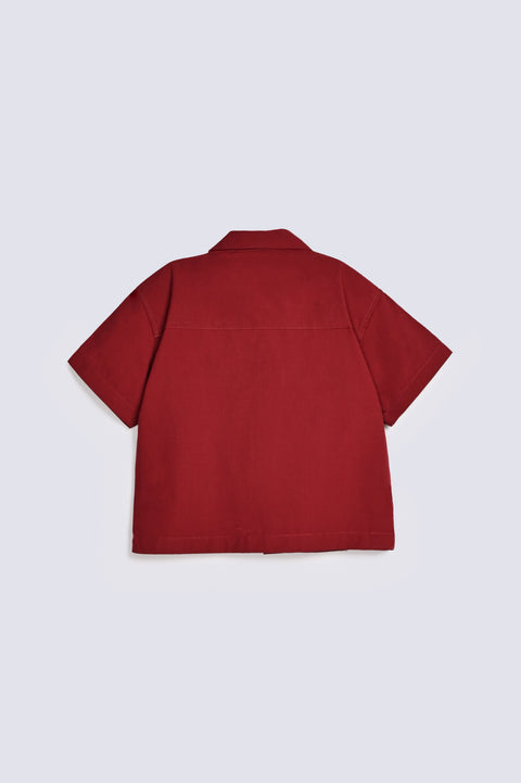 BOYS EMBROIDERED BOXY FIT SHIRT